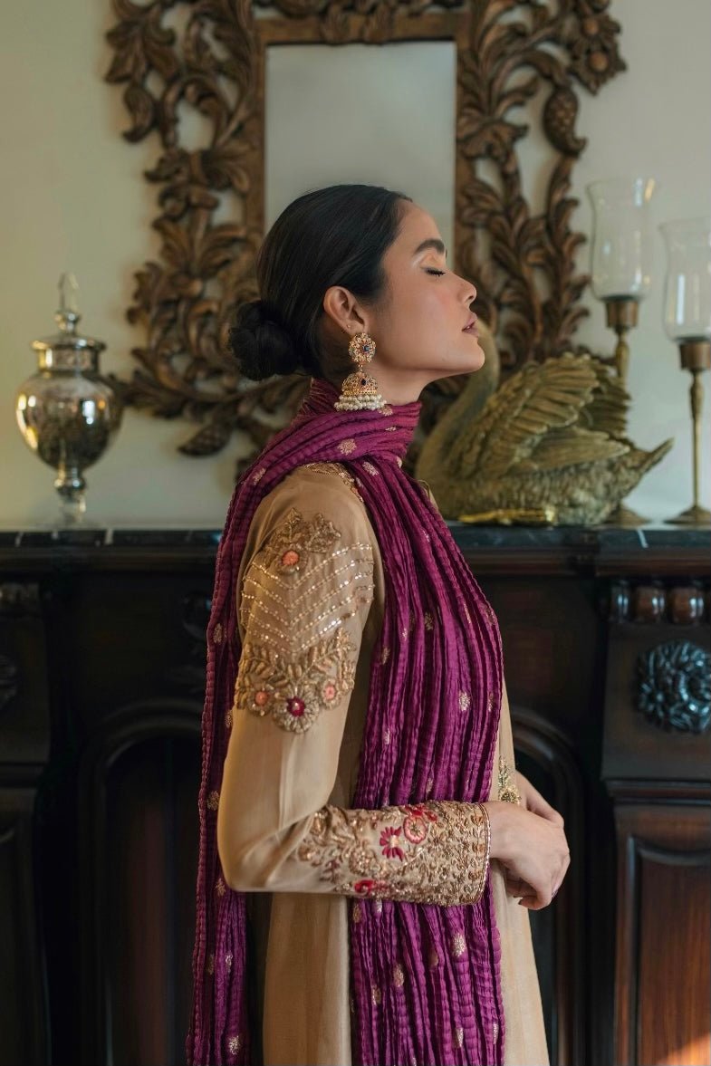 Celia Kalidar w/ Straight Pant & Dupatta - Fatima Lodhia