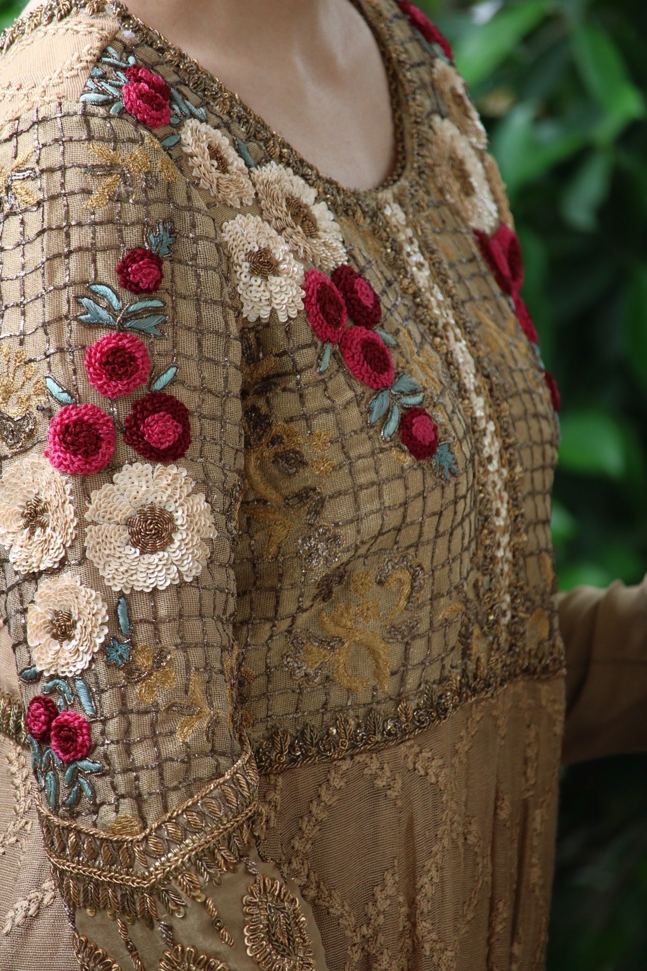 Celine Anarkali w/ Churidaar & Dupatta - Fatima Lodhia