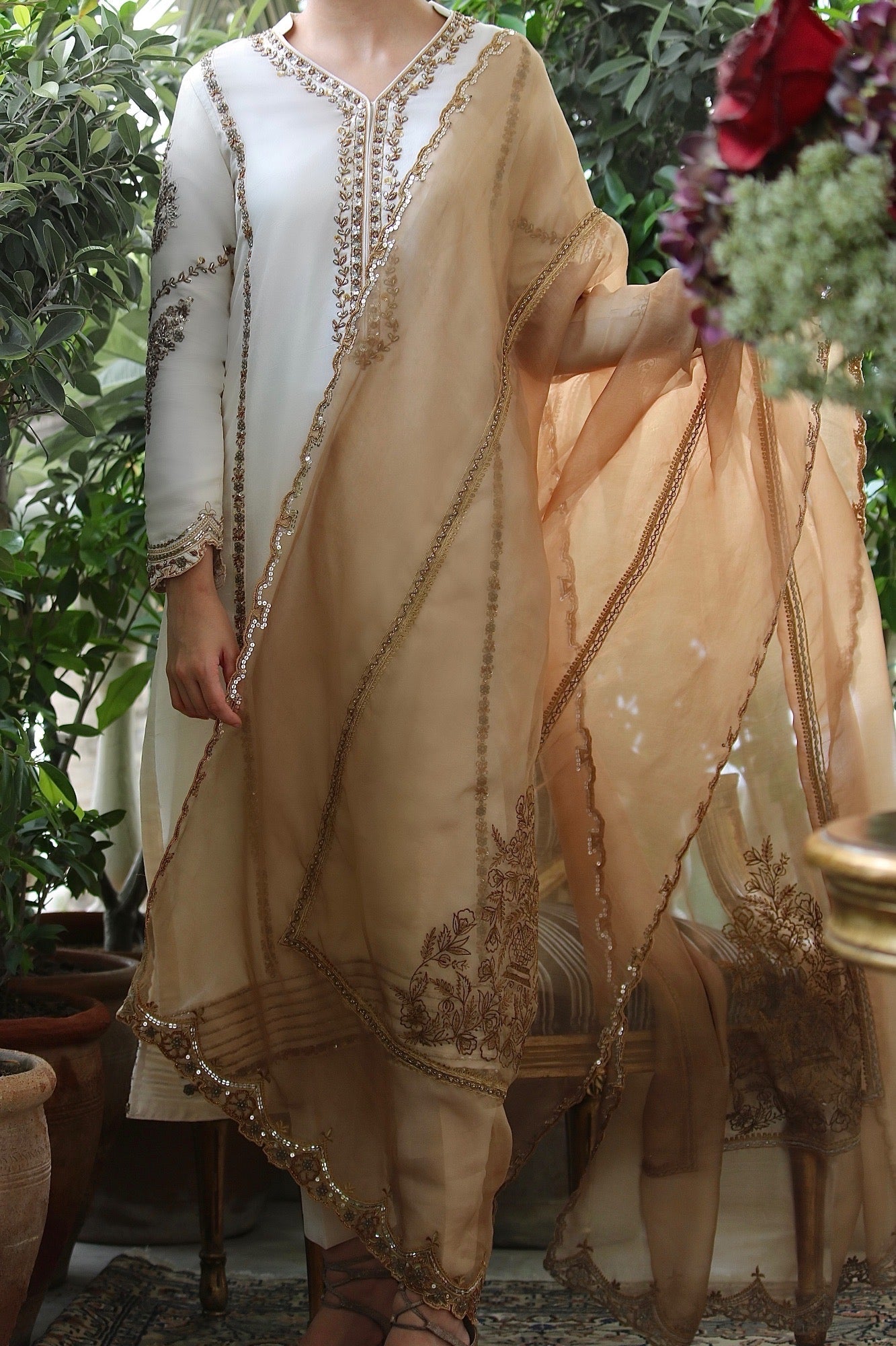 Custom Colour Emma Dupatta - Fatima Lodhia