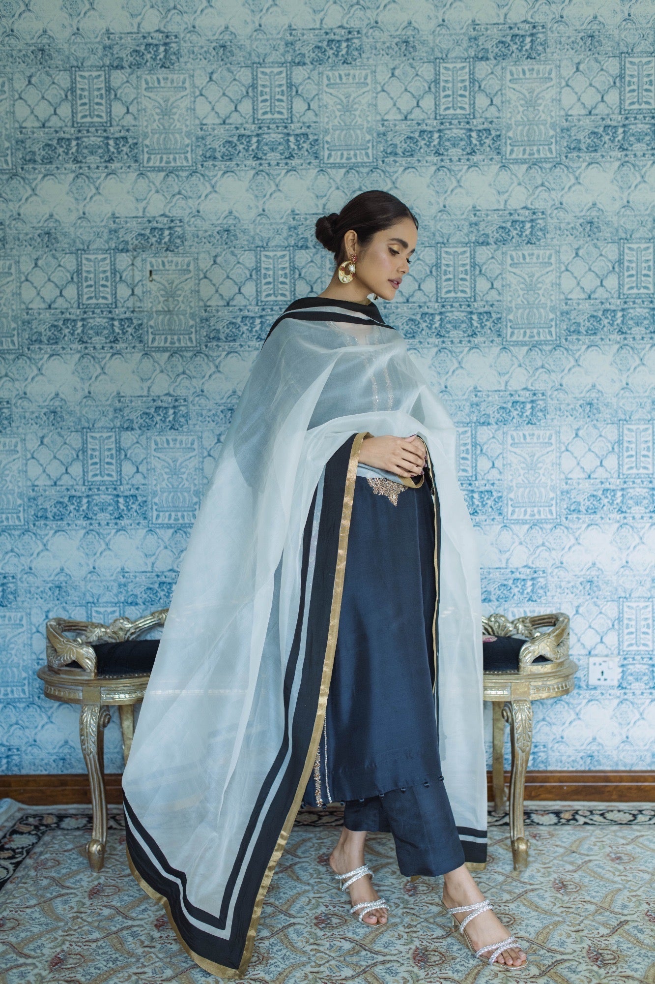 Customisable Iris Dupatta - Fatima Lodhia