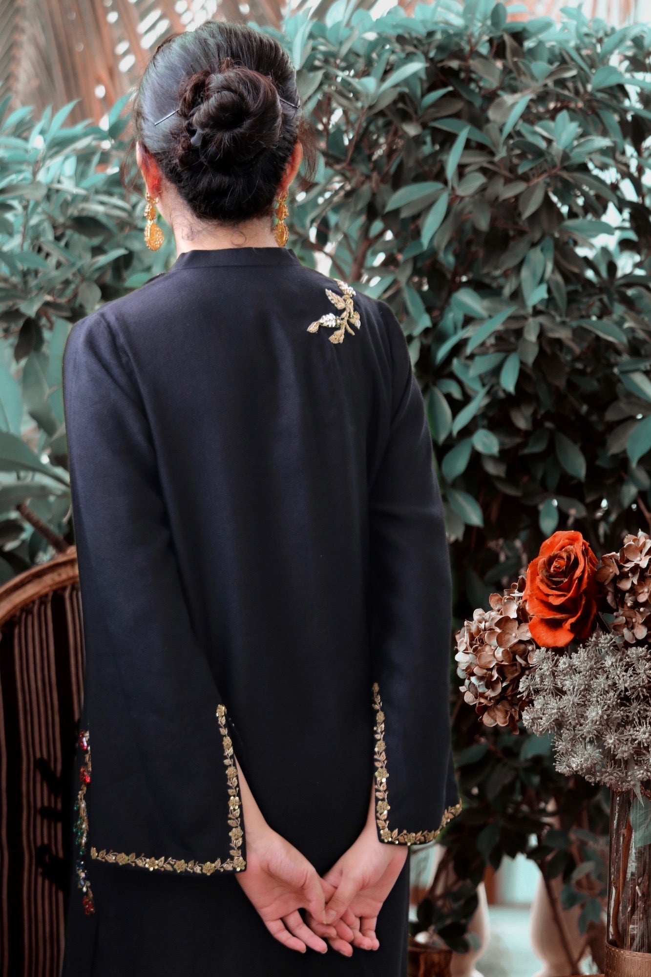 Dahlia Shirt w/ Izaar - Fatima Lodhia