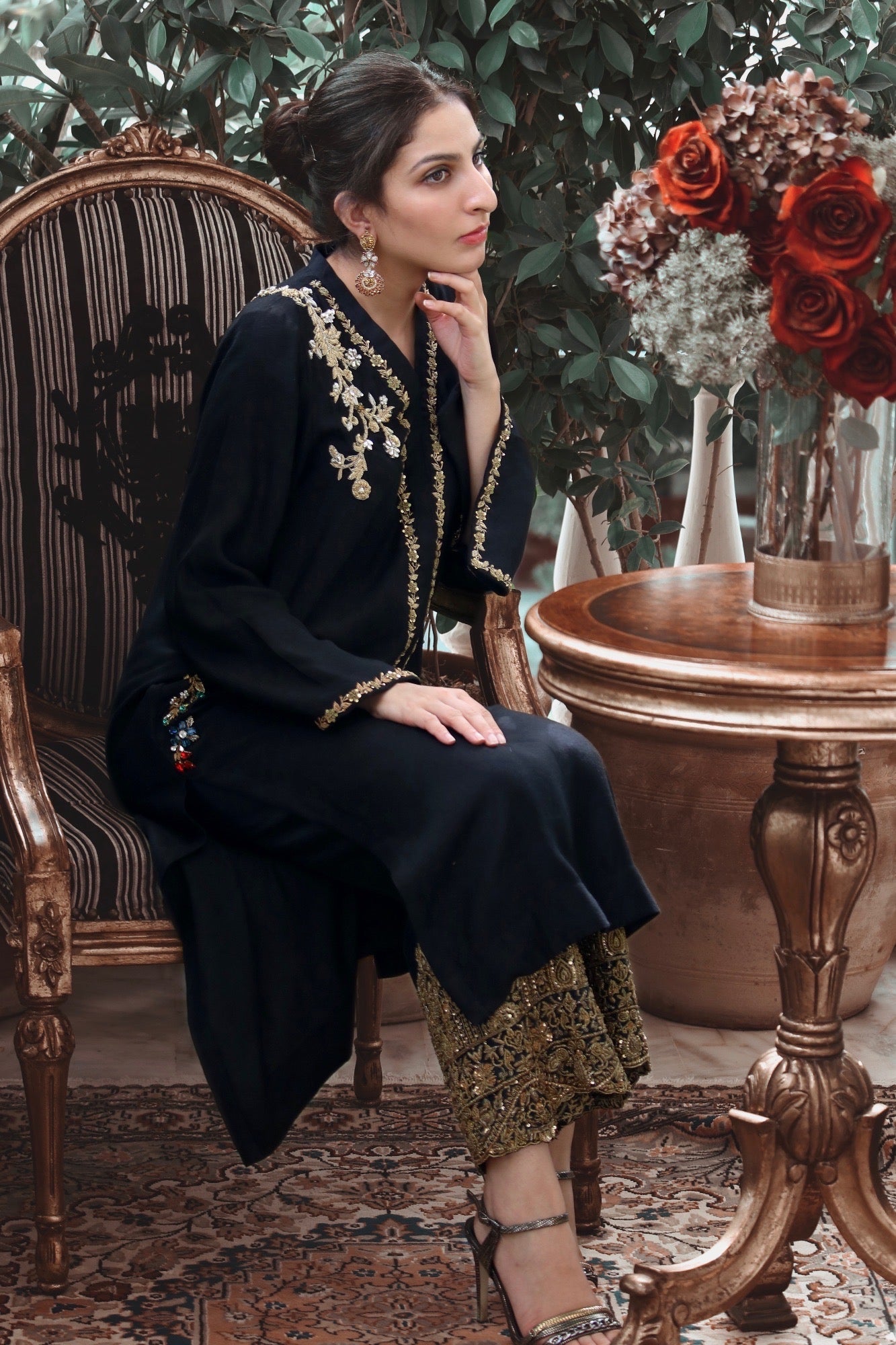 Dahlia Shirt w/ Izaar - Fatima Lodhia