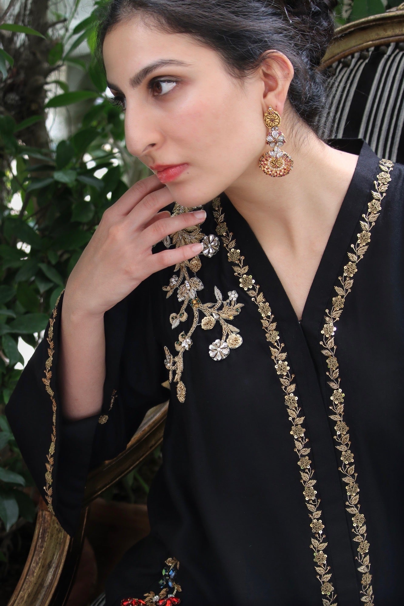 Dahlia Shirt w/ Izaar - Fatima Lodhia