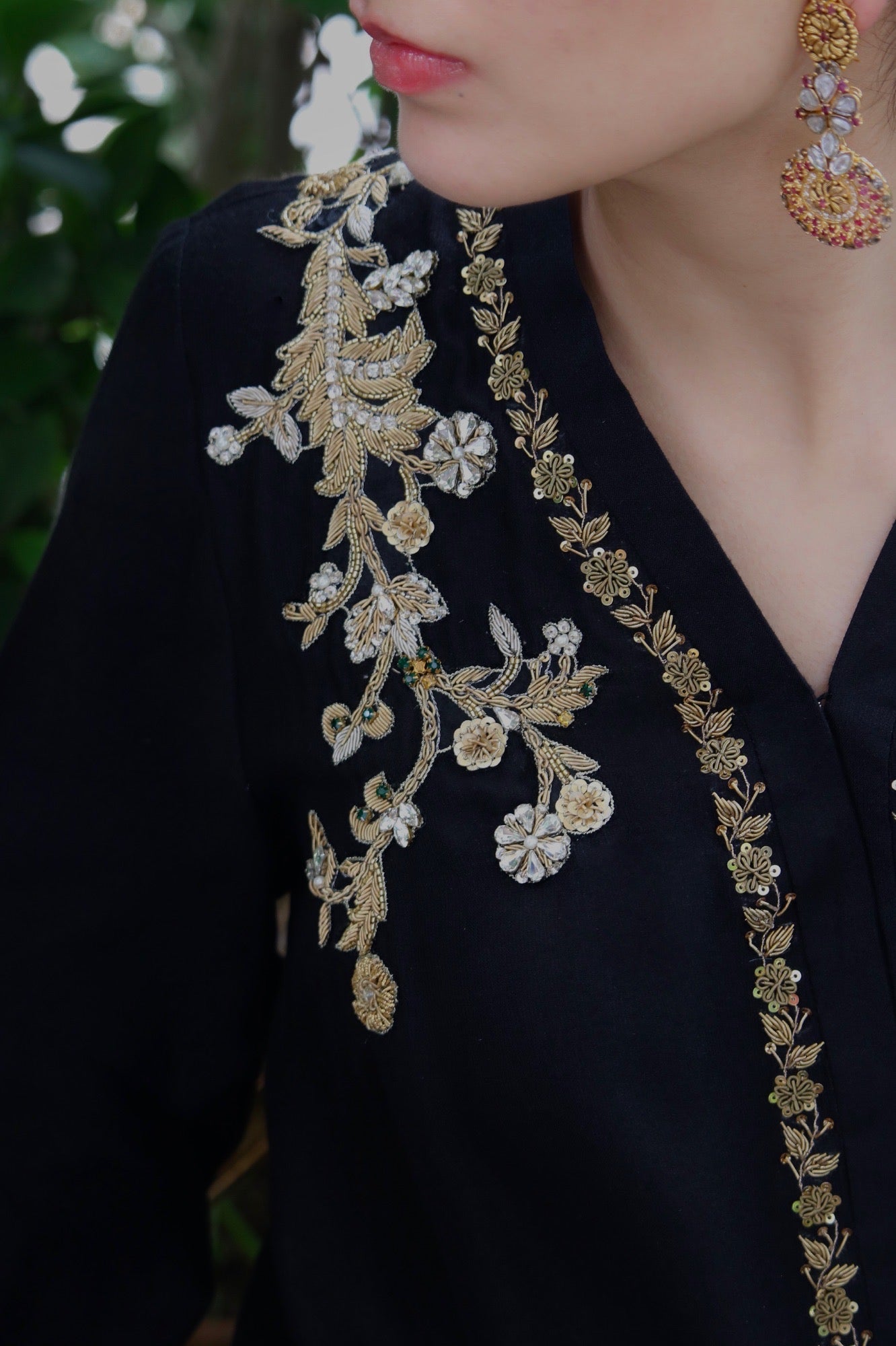Dahlia Shirt w/ Izaar - Fatima Lodhia
