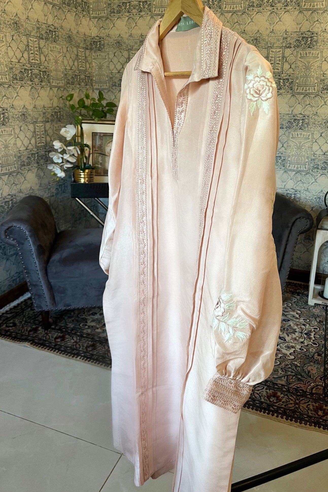 Daphne Shirt w/ Skinny Shalwar - Fatima Lodhia