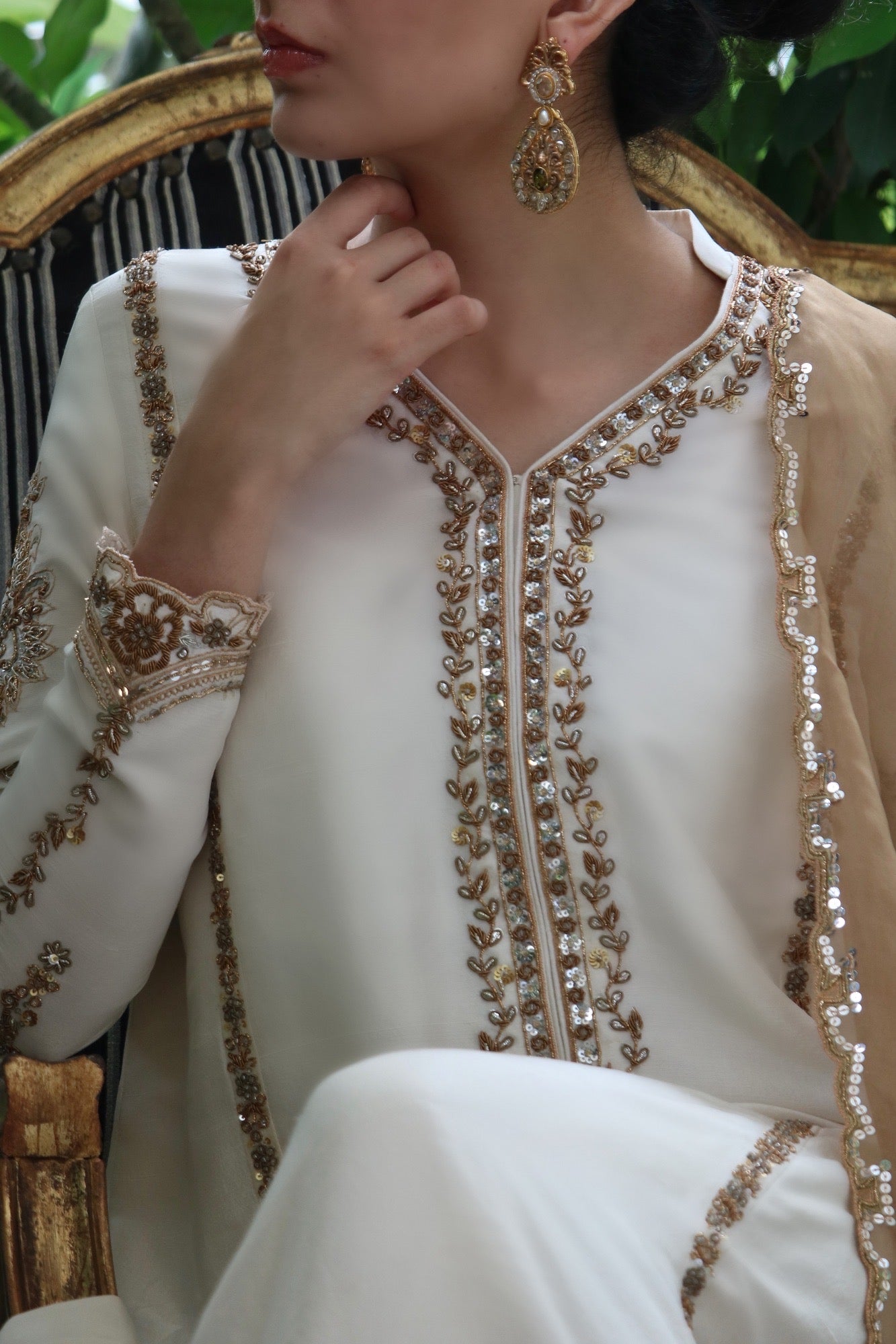 Emma Shirt w/ Straight Pant & Dupatta - Fatima Lodhia