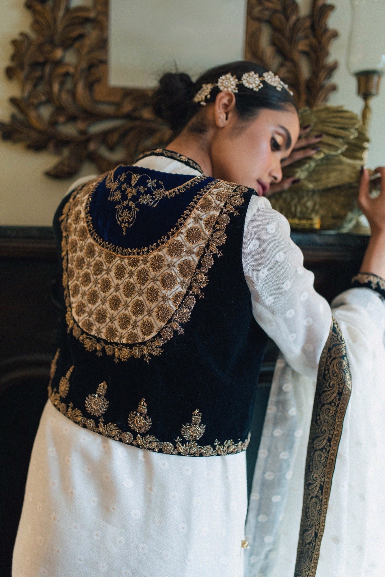 Irene Vest w/ Shirt, Pant & Dupatta - Fatima Lodhia