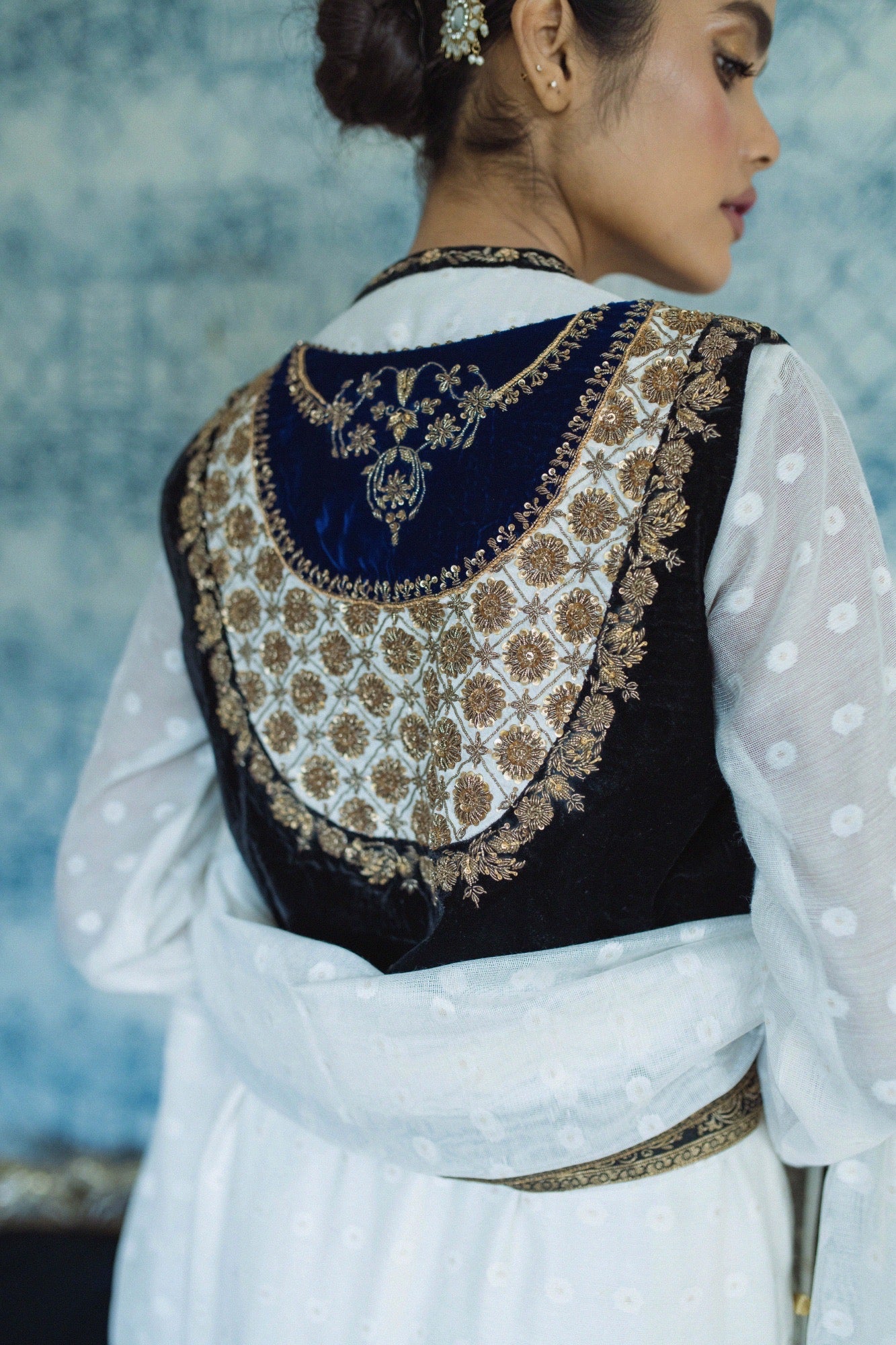 Irene Vest w/ Shirt, Pant & Dupatta - Fatima Lodhia