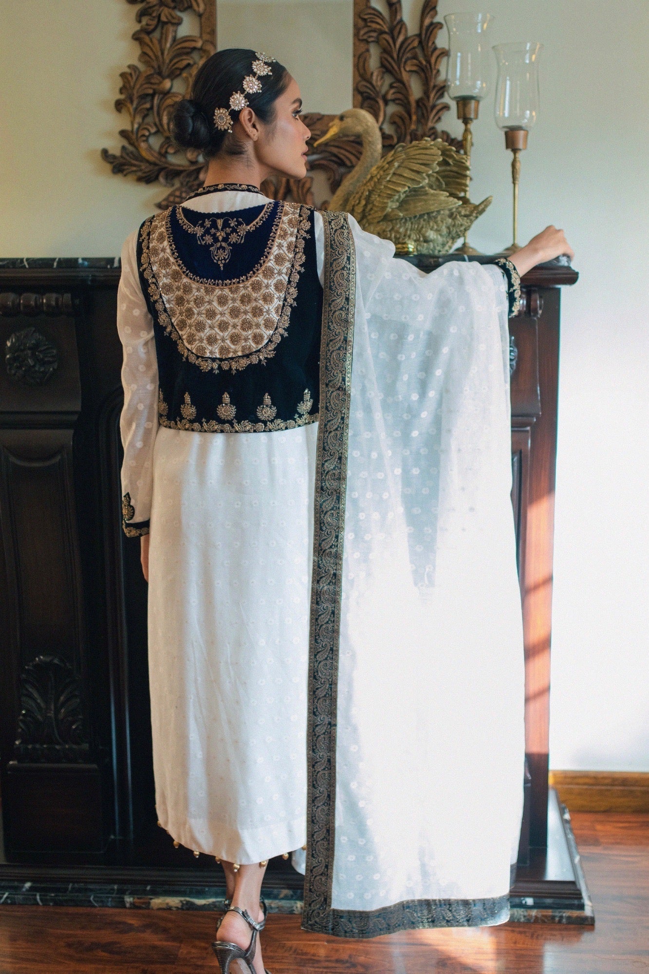 Irene Vest w/ Shirt, Pant & Dupatta - Fatima Lodhia