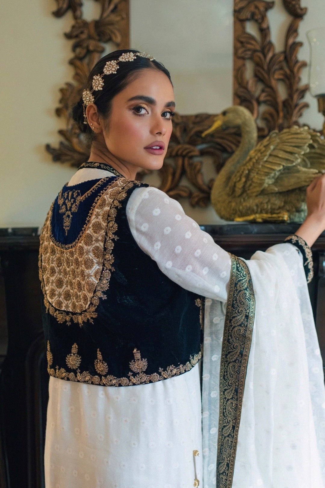 Irene Vest w/ Shirt, Pant & Dupatta - Fatima Lodhia