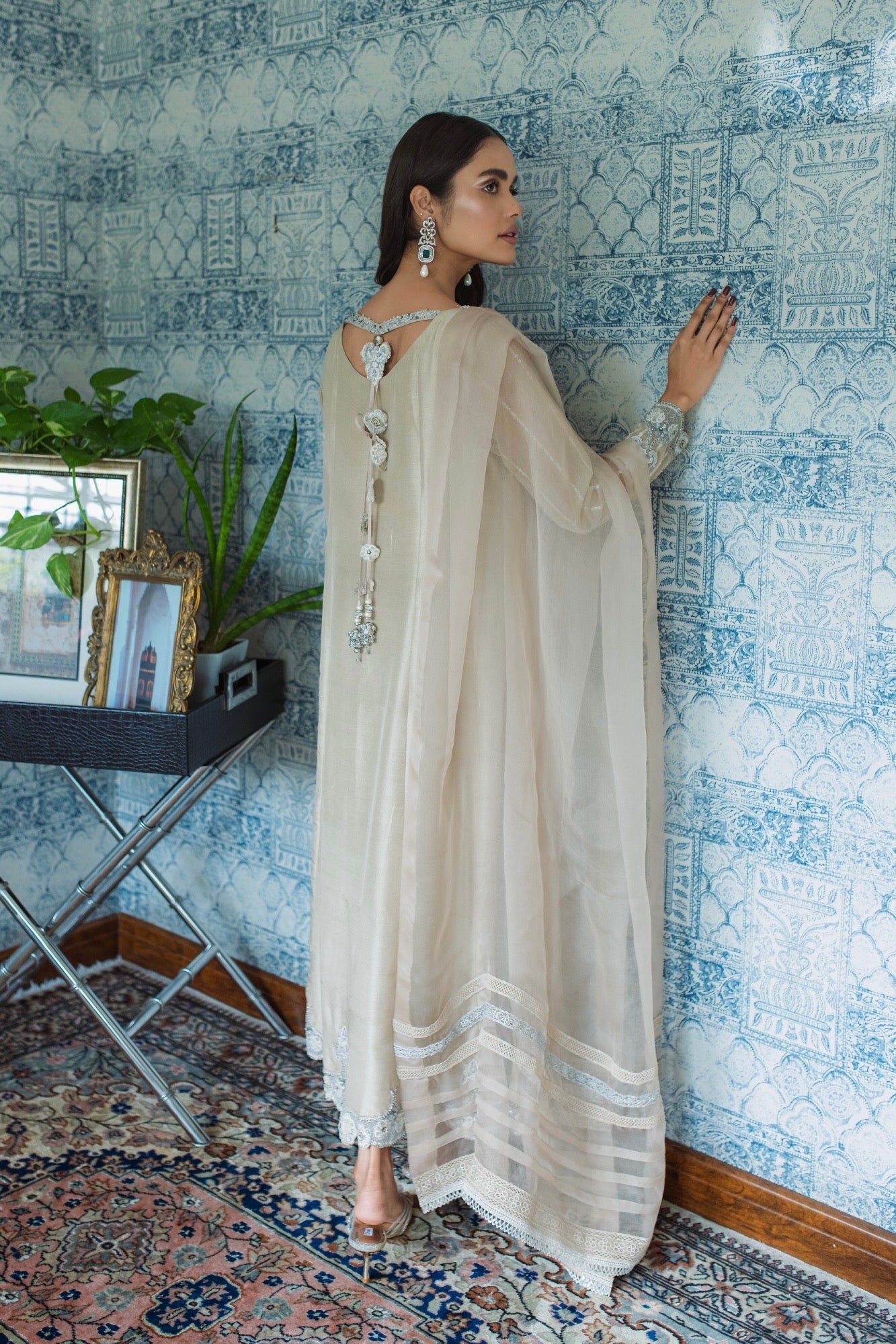 Isla Kalidar w/ Pant & Dupatta - Fatima Lodhia