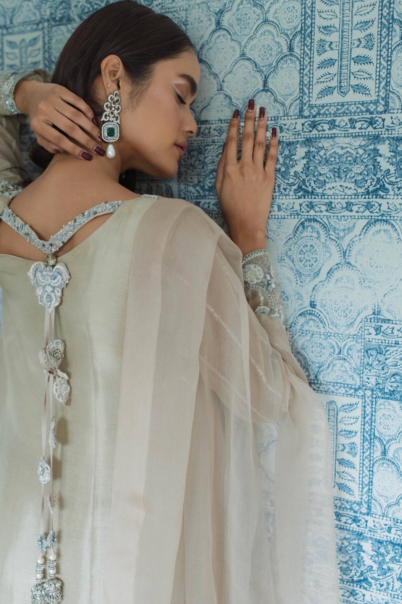 Isla Kalidar w/ Pant & Dupatta - Fatima Lodhia