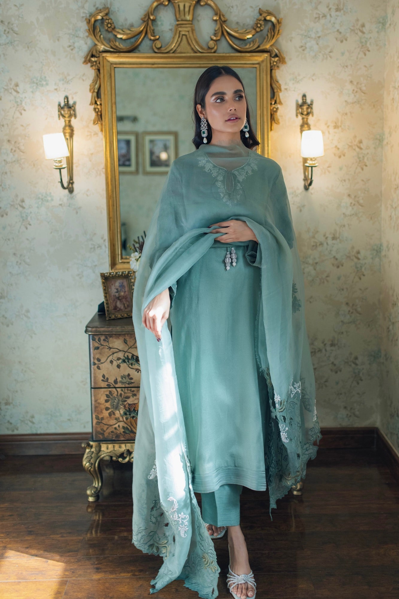 Josephine Shirt w/ Pant & Dupatta - Fatima Lodhia