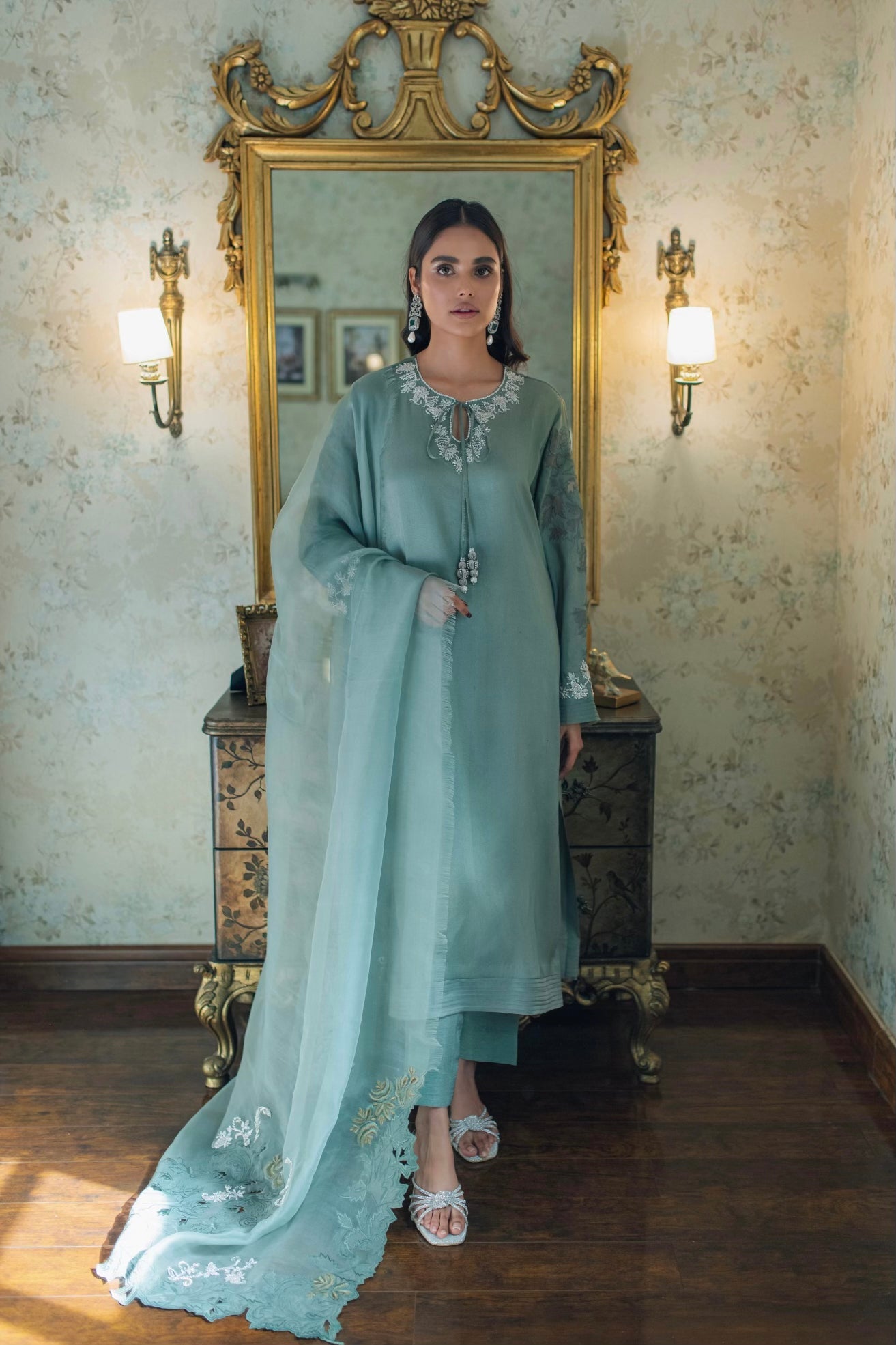 Josephine Shirt w/ Pant & Dupatta - Fatima Lodhia