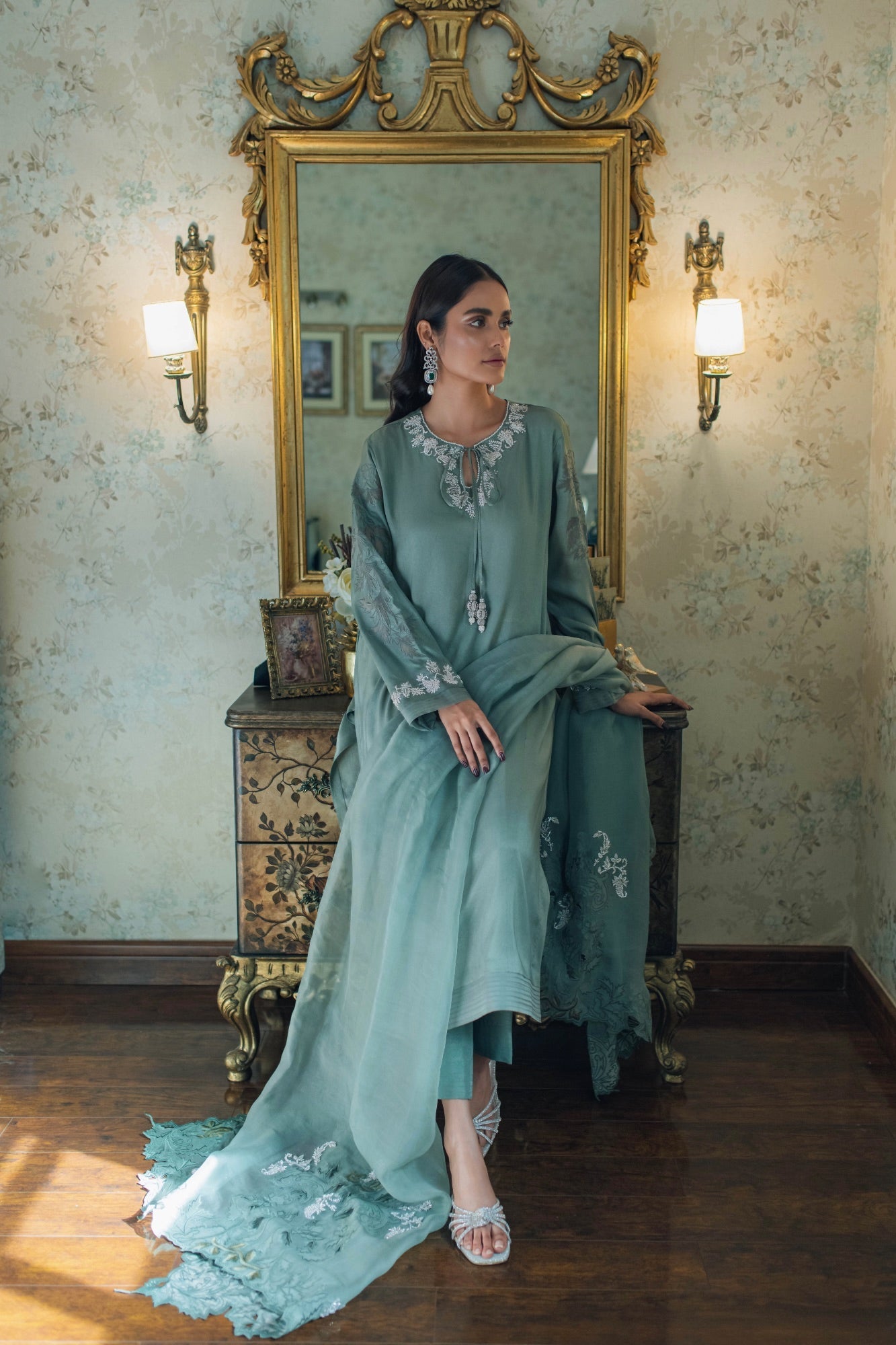 Josephine Shirt w/ Pant & Dupatta - Fatima Lodhia