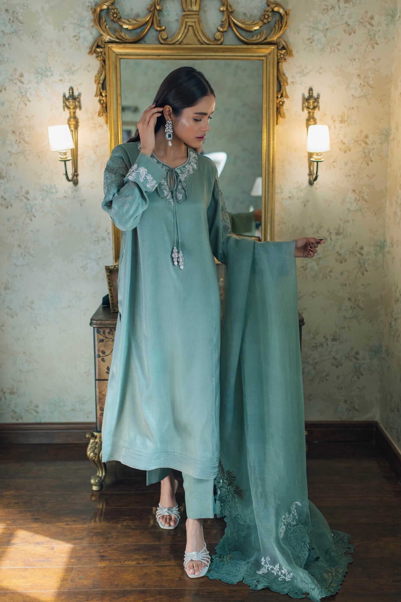 Josephine Shirt w/ Pant & Dupatta - Fatima Lodhia