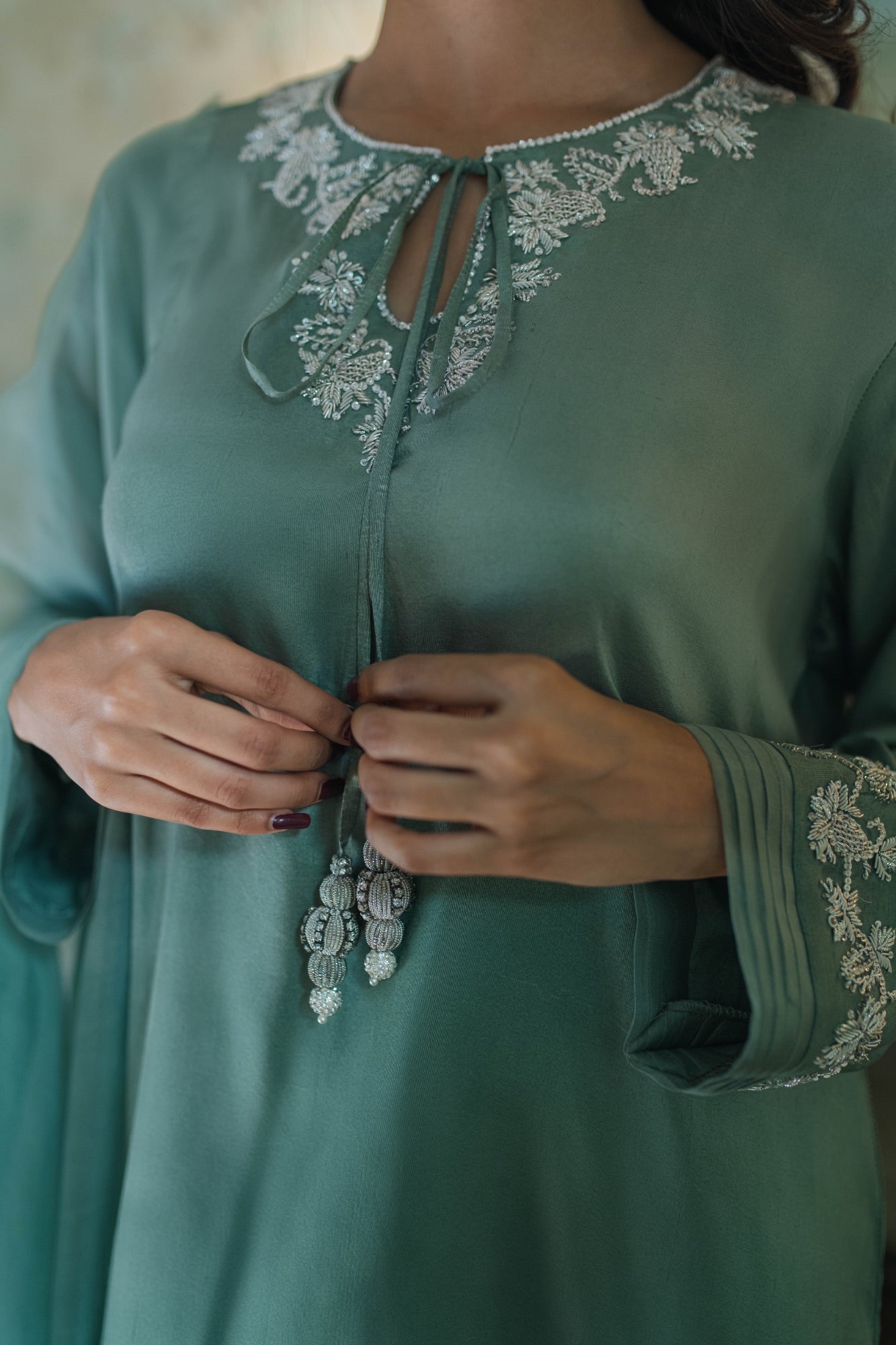 Josephine Shirt w/ Pant & Dupatta - Fatima Lodhia