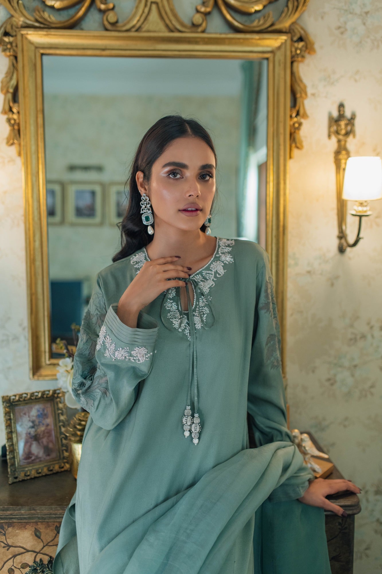 Josephine Shirt w/ Pant & Dupatta - Fatima Lodhia