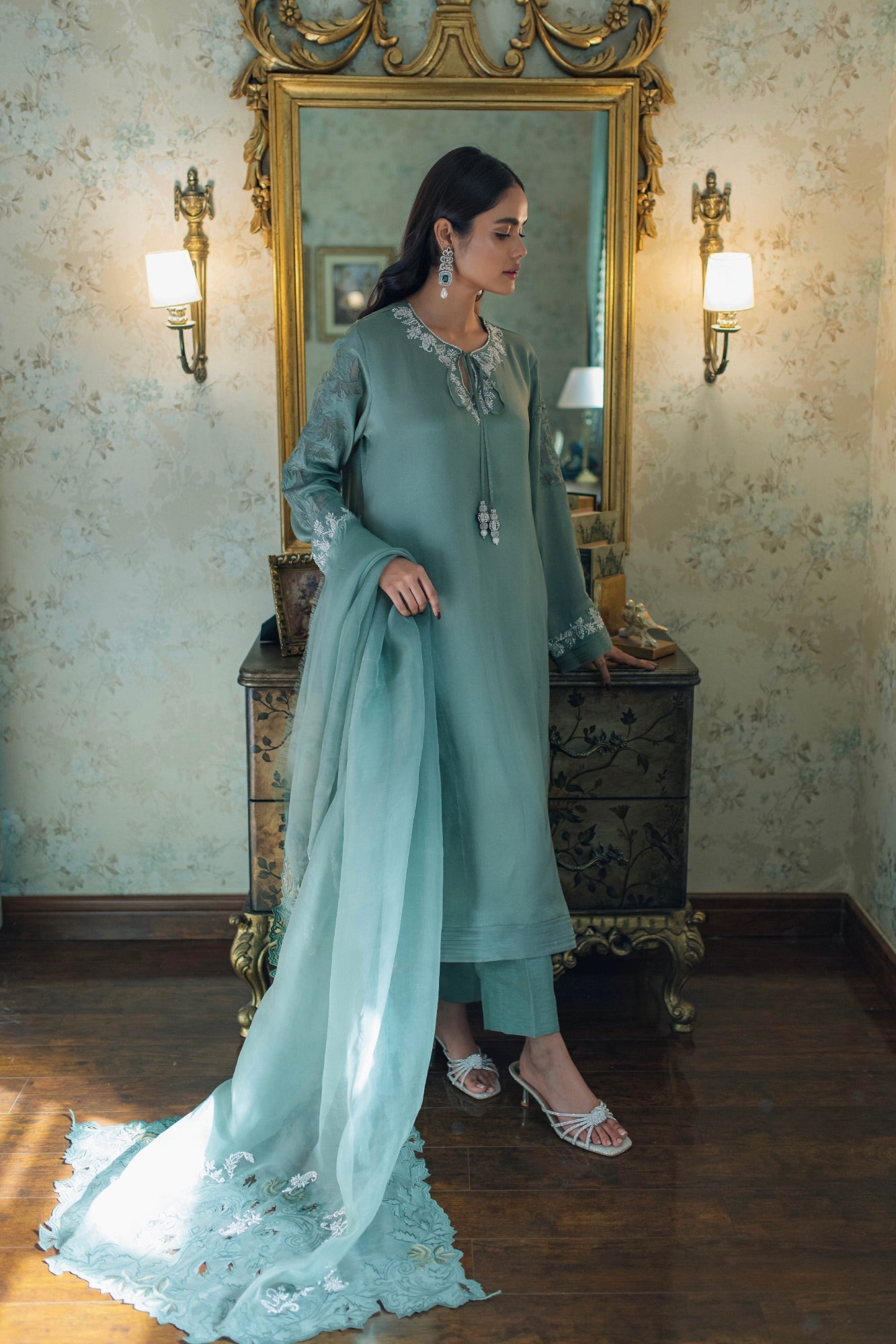 Josephine Shirt w/ Pant & Dupatta - Fatima Lodhia