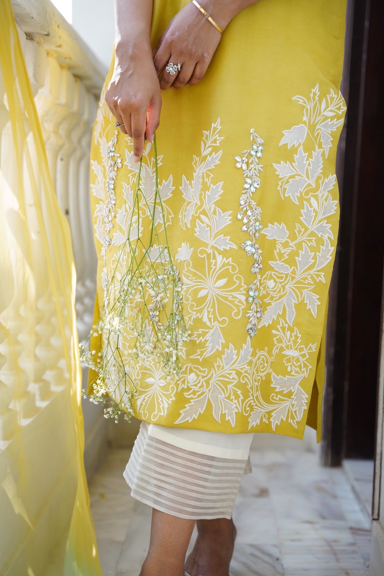 Lisa Shirt w/ Pant & Dupatta - Fatima Lodhia