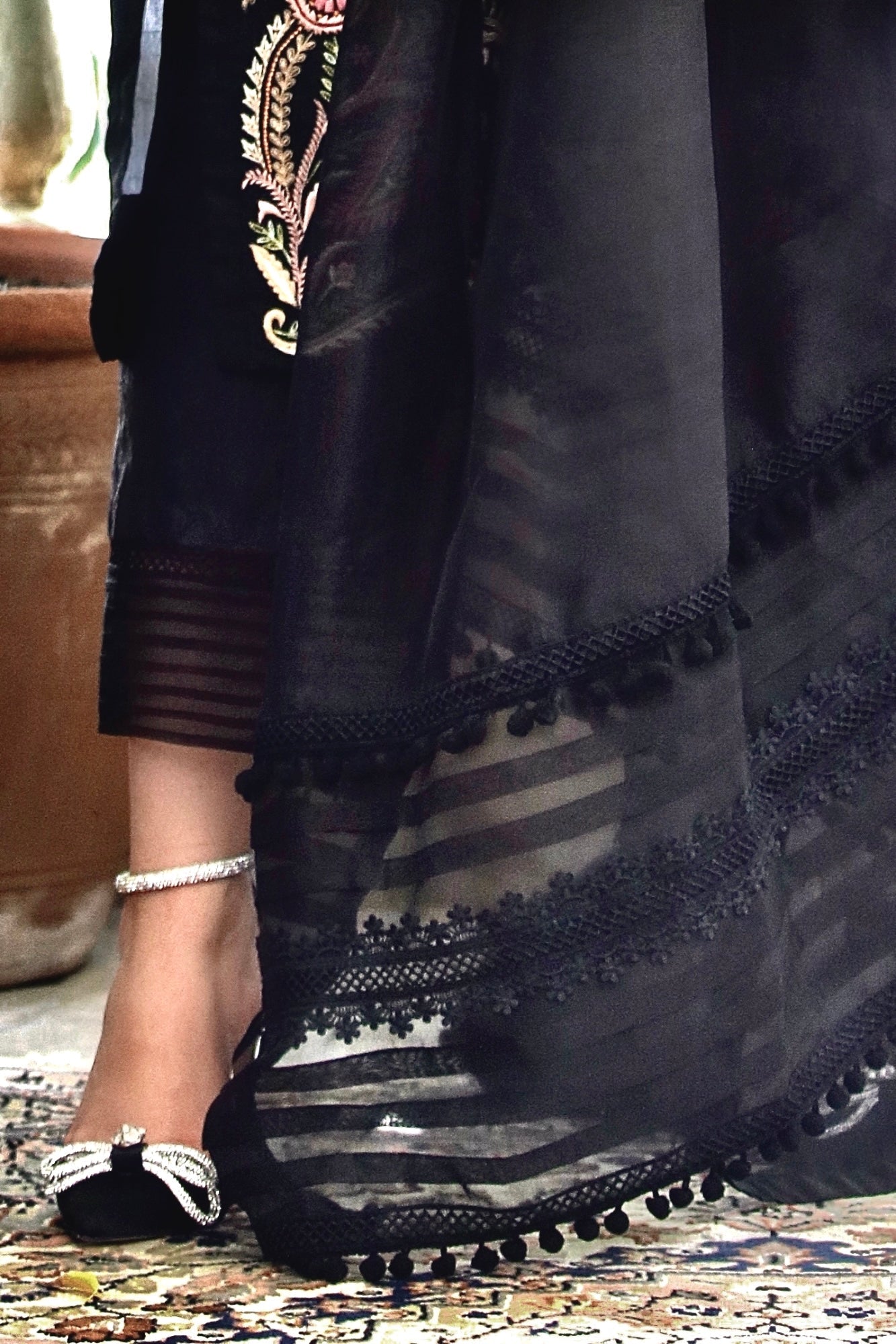 Victoria Shirt w/ Culottes & Dupatta - Fatima Lodhia