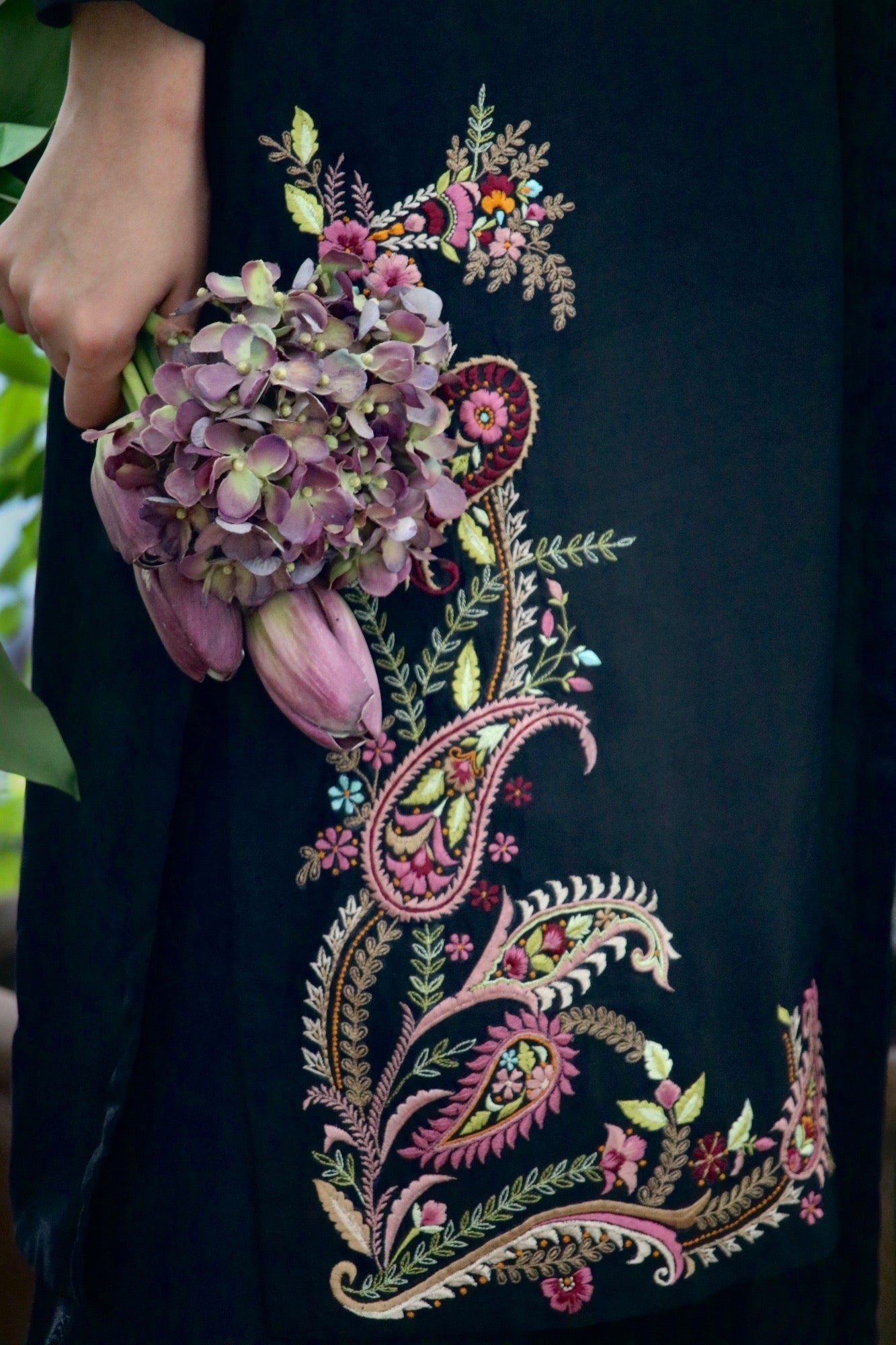 Victoria Shirt w/ Culottes & Dupatta - Fatima Lodhia