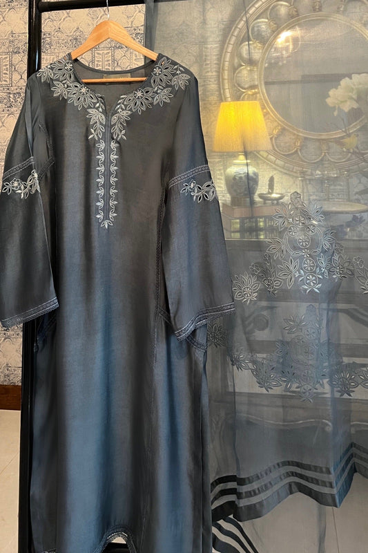 Bethany Shirt w/ Straight Pant & Dupatta - Fatima Lodhia