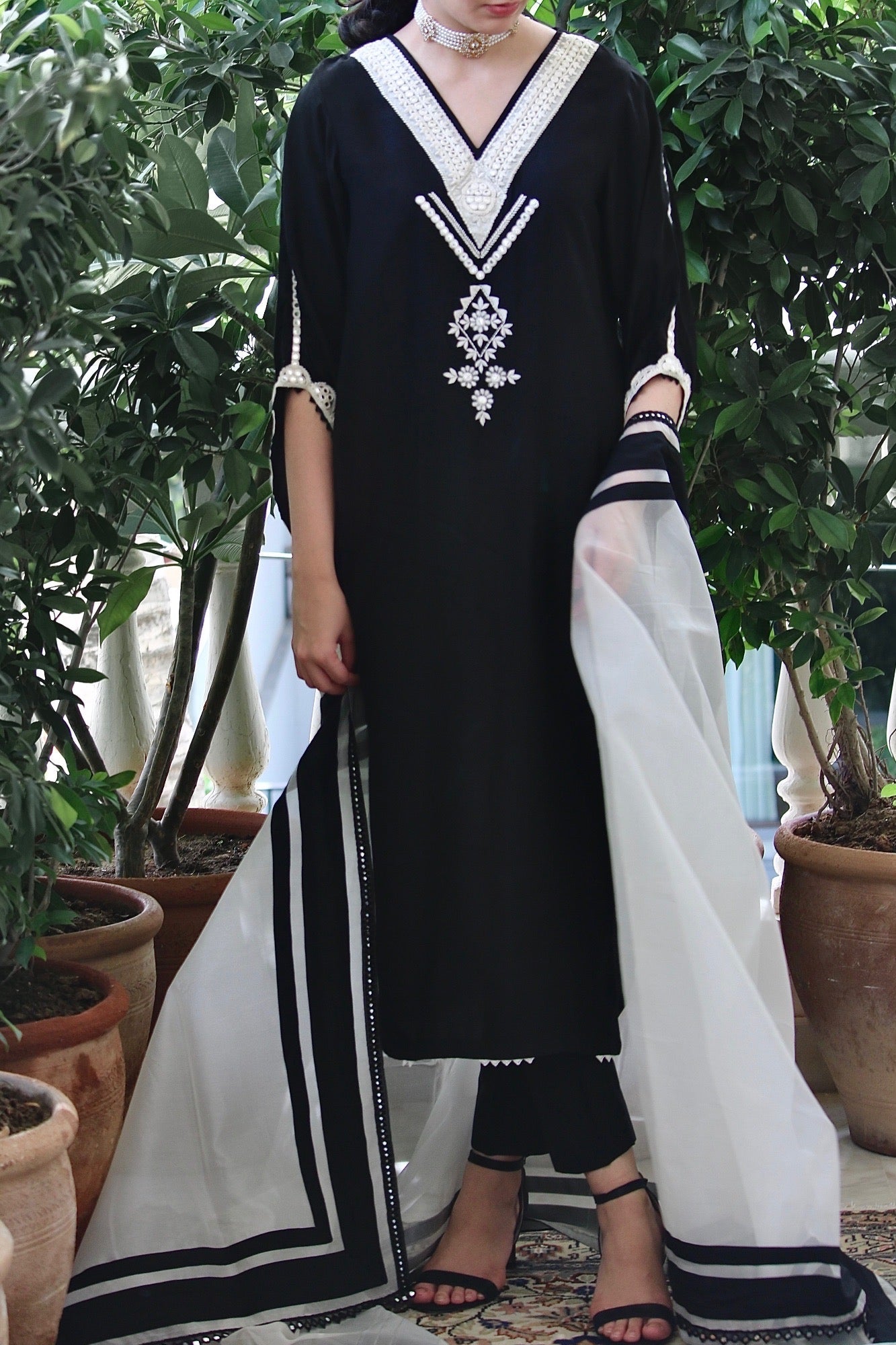 Bridget Shirt w/ Straight Pant & Dupatta - Fatima Lodhia