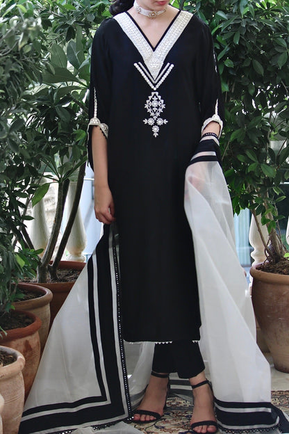 Bridget Shirt w/ Straight Pant & Dupatta - Fatima Lodhia