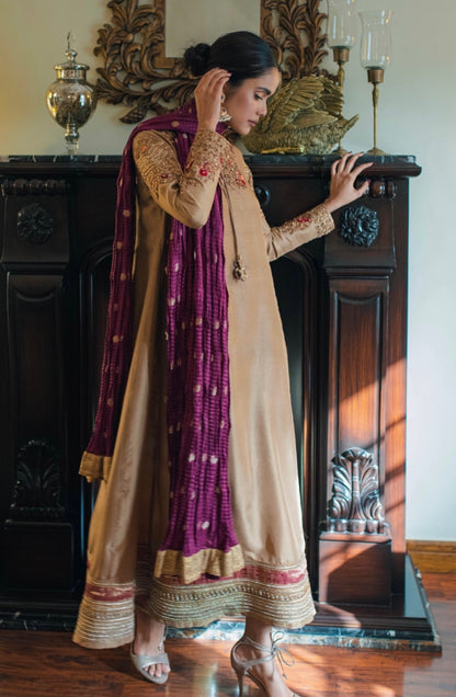 Celia Kalidar w/ Straight Pant & Dupatta - Fatima Lodhia