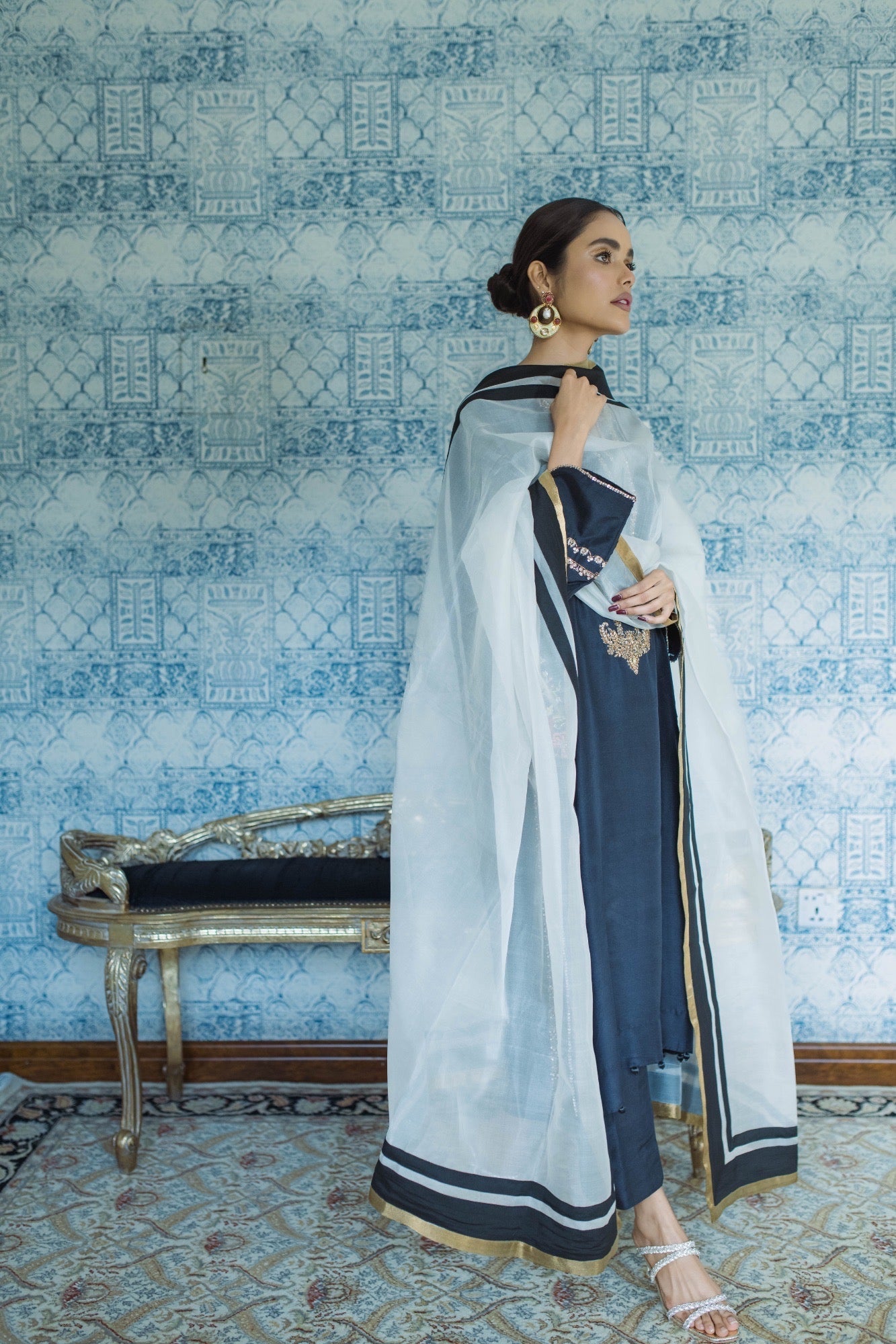Customisable Iris Dupatta - Fatima Lodhia