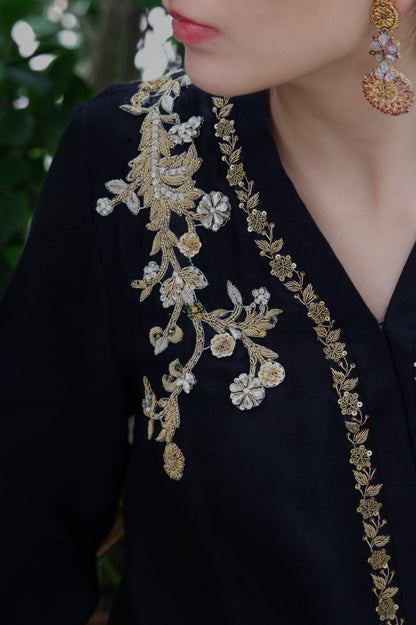 Dahlia Shirt w/ Izaar - Fatima Lodhia