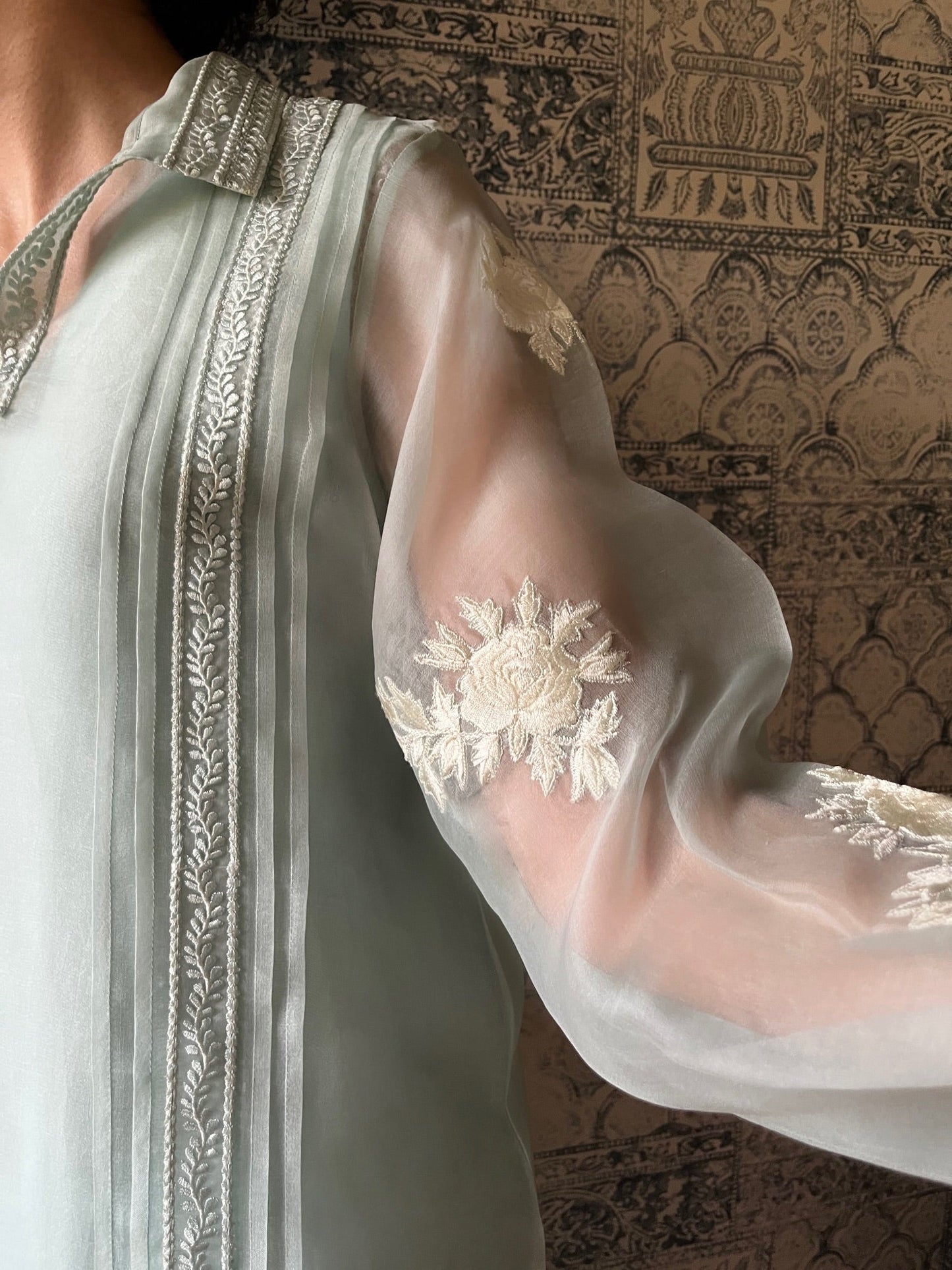 Daphne Shirt w/ Skinny Shalwar - Fatima Lodhia