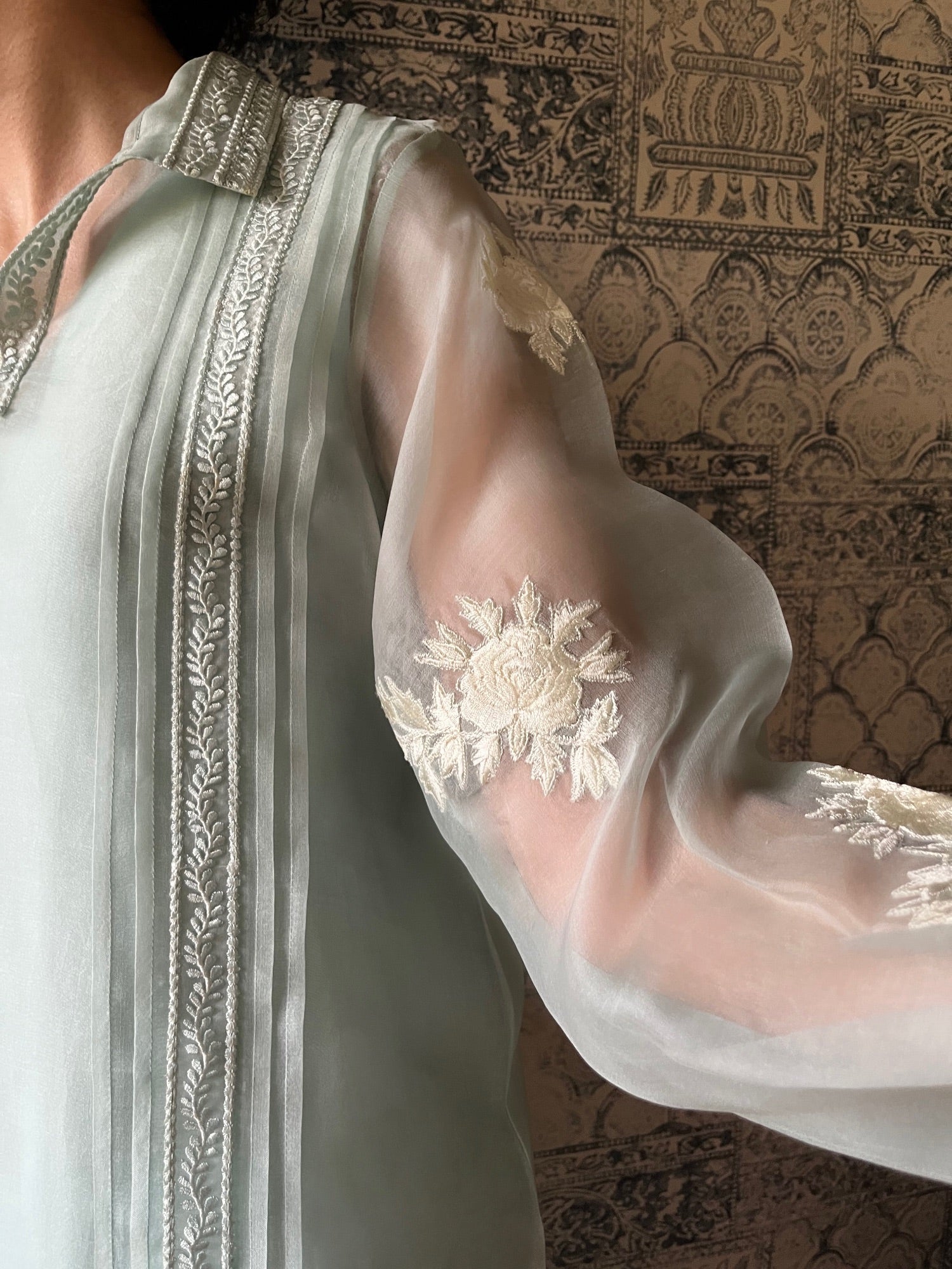 Daphne Shirt w/ Skinny Shalwar - Fatima Lodhia