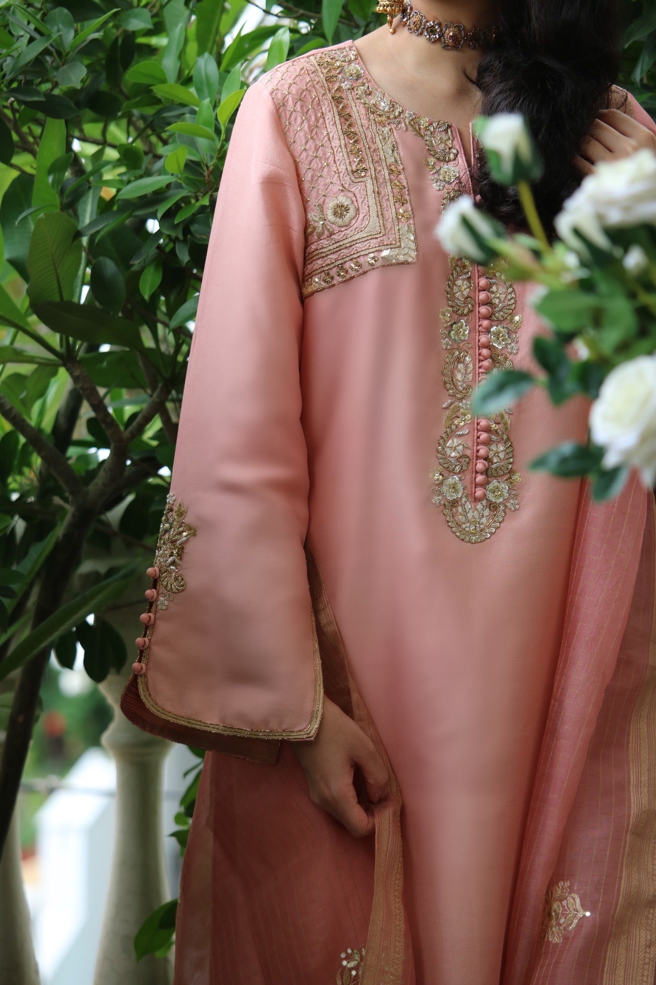 Eliza Shirt w/ Straight Pant & Dupatta - Fatima Lodhia
