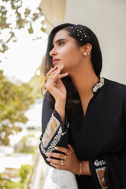 Elizabeth Shirt w/ Culottes and Dupatta - Fatima Lodhia