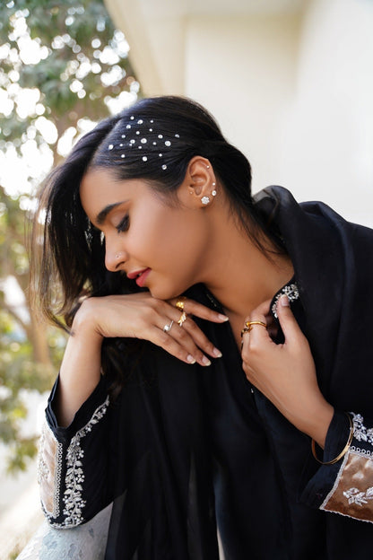Elizabeth Shirt w/ Culottes and Dupatta - Fatima Lodhia