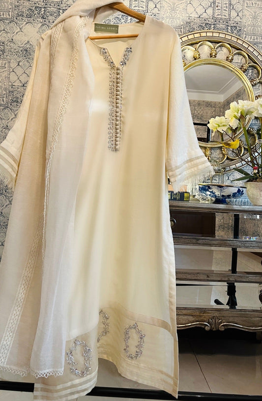 Elle Shirt w/ Straight Pant - Fatima Lodhia