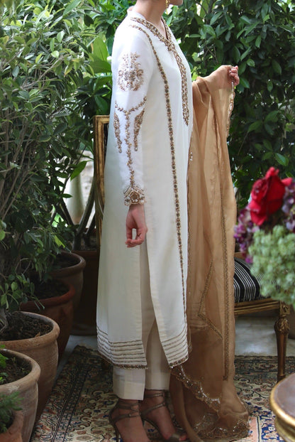 Emma Shirt w/ Straight Pant & Dupatta - Fatima Lodhia