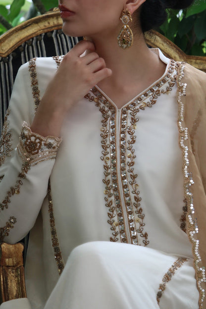 Emma Shirt w/ Straight Pant & Dupatta - Fatima Lodhia