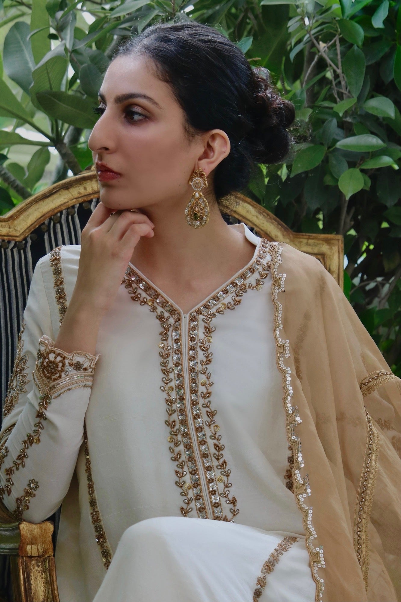 Emma Shirt w/ Straight Pant & Dupatta - Fatima Lodhia