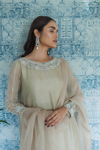 Isla Kalidar w/ Pant & Dupatta - Fatima Lodhia