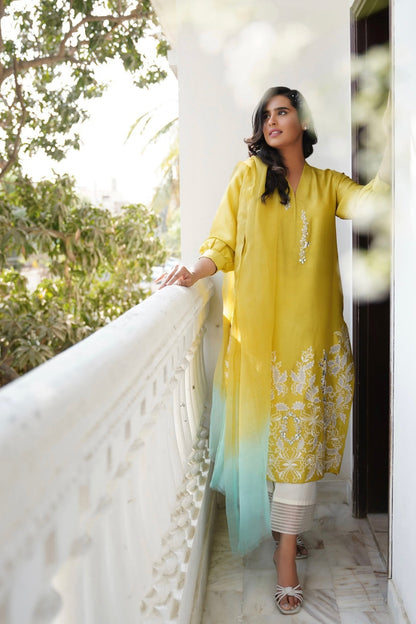 Lisa Shirt w/ Pant & Dupatta - Fatima Lodhia