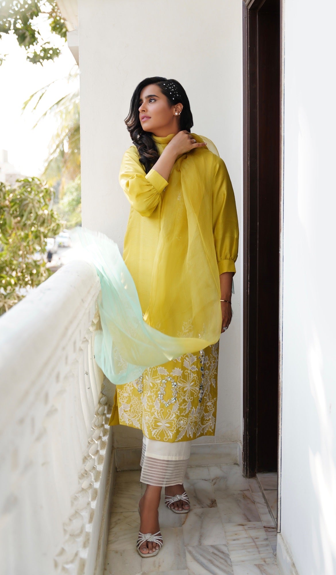 Lisa Shirt w/ Pant & Dupatta - Fatima Lodhia