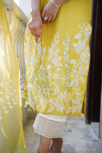 Lisa Shirt w/ Pant & Dupatta - Fatima Lodhia