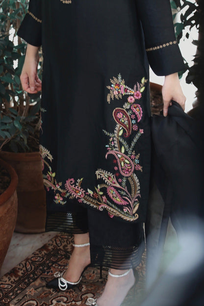 Victoria Shirt w/ Culottes & Dupatta - Fatima Lodhia